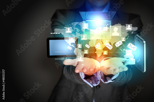 Photo: Touch screen computer device Touch screen computer device