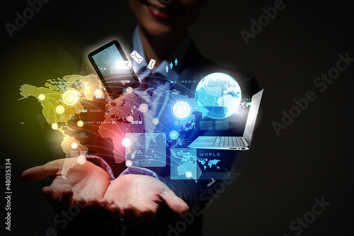Photo: Touch screen computer device Touch screen computer device