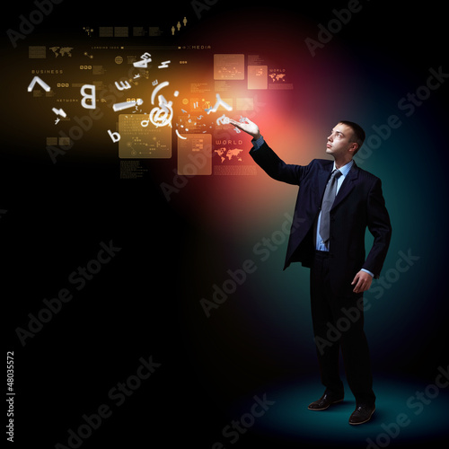 Photo: Modern technology in business Modern technology in business
