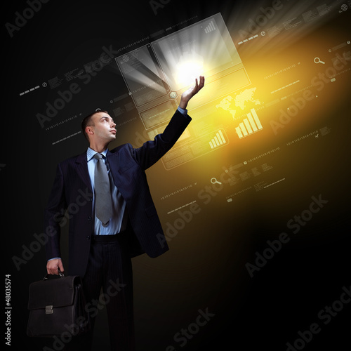 Photo: Modern technology in business Modern technology in business
