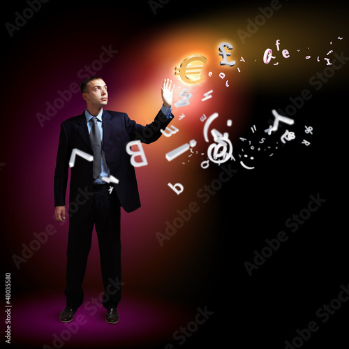 Photo: Modern people doing business concept Modern people doing business concept