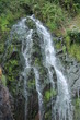 A Waterfall Falling Down a Coastal Cliff.