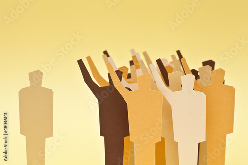 Photo: On disagreement with the crowd On disagreement with the crowd