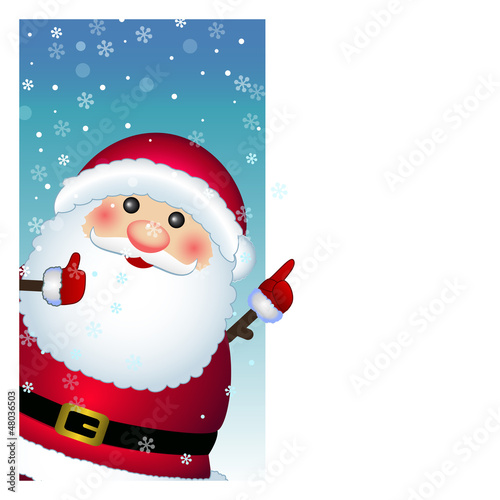 Vector: Santa Claus card, vector Santa Claus card, vector