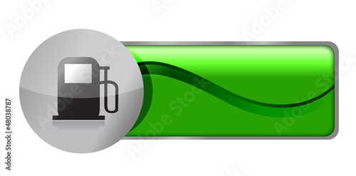 Illustration: gas pump banner gas pump banner