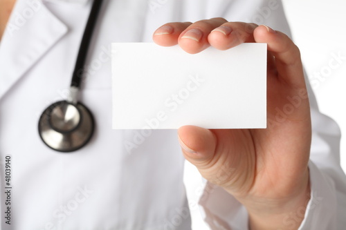 Photo: Doctor's business card Doctor's business card