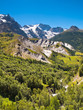 Snow capped Mountain peaks