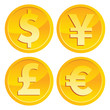 Currency Gold Coins