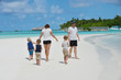 happy family on vacation