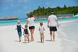 happy family on vacation