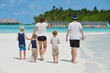 happy family on vacation