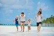 happy family on vacation