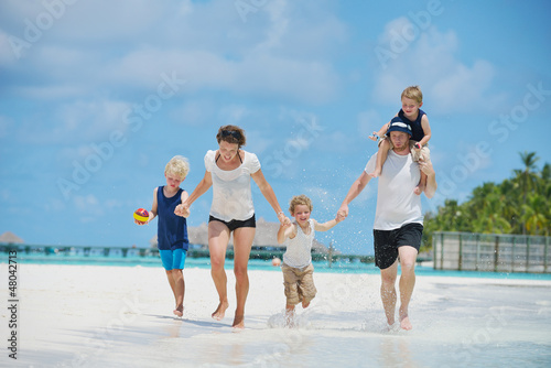 Photo: happy family on vacation happy family on vacation