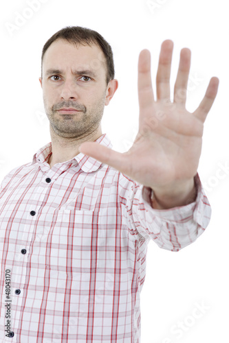 Photo: stop man stop man