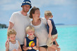 happy family on vacation