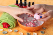 Hands and beautician