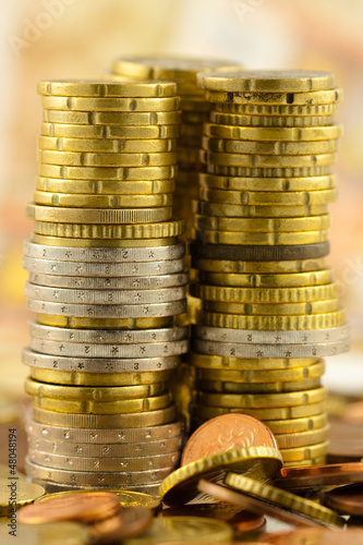 Photo: pièces de monnaie pièces de monnaie