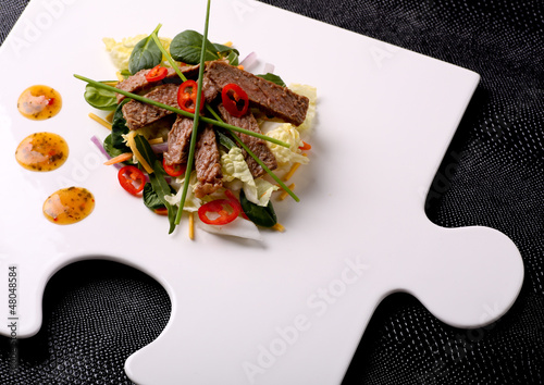 Photo: Asian Beef Salad Asian Beef Salad