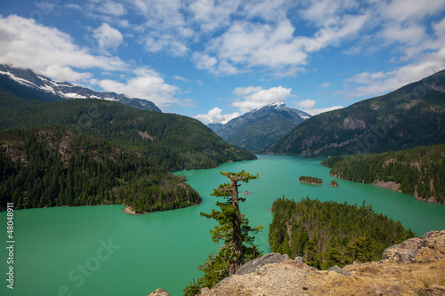 Photo: Diablo lake Diablo lake