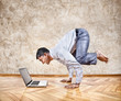 Funny business yoga