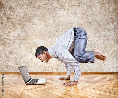 Photo: Funny business yoga Funny business yoga