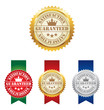 Vector: Satisfaction Guaranteed Labels Satisfaction Guaranteed Labels