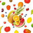 Fallendes Obst