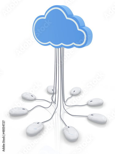 Photo: cloud rains computer mouses cloud rains computer mouses