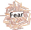 Word cloud for Fear