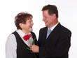 Ehepaar mit Rose