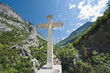 Crucifix in Albanian Mountains