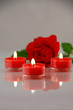 Teelichter mit Rose