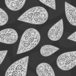 Vector flourish seamless pattern