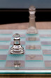 Pawn King Chess Pieces - Business Concept - coach, mentor.