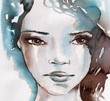 Winter, cold portrait