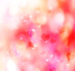 Illustration: Valentine hearts background Valentine hearts background