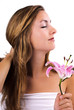 SPA: Junge, blonde Frau in Wellness-Center