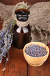 Lavender Flowers And Jar Lavender Flowers And Jar