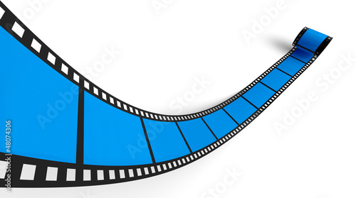 Illustration: Blanko Filmrolle Blau 02 Blanko Filmrolle Blau 02