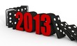 Illustration: 2013 domino 2013 domino