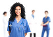 Nurse and medical team