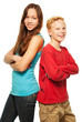 Photo: Happy boy and girl Happy boy and girl