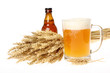 Bottle and glass of beer