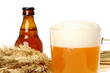 Bottle and glass of beer