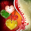 Shape of hearts. Valentine's Day