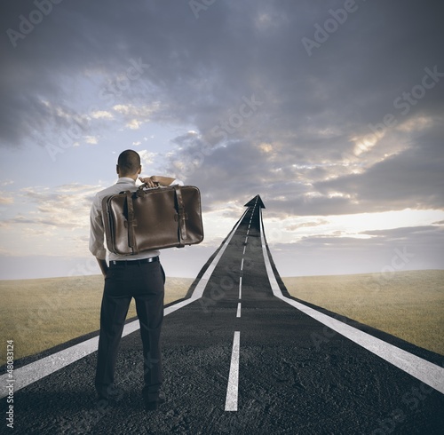 Photo: Success and career of a businessman Success and career of a businessman