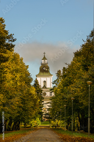 Photo: The Church of Mustasaari, Finland The Church of Mustasaari, Finland