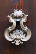 Photo: bronze door handle on dark door bronze door handle on dark door