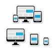 Responsive design for web - computer screen, smartphone, tablet