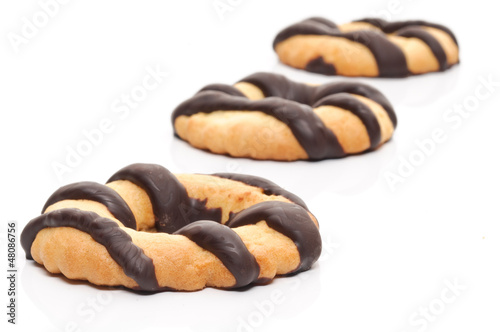 Photo: Biscotti con cioccolato - Cookies Biscotti con cioccolato - Cookies